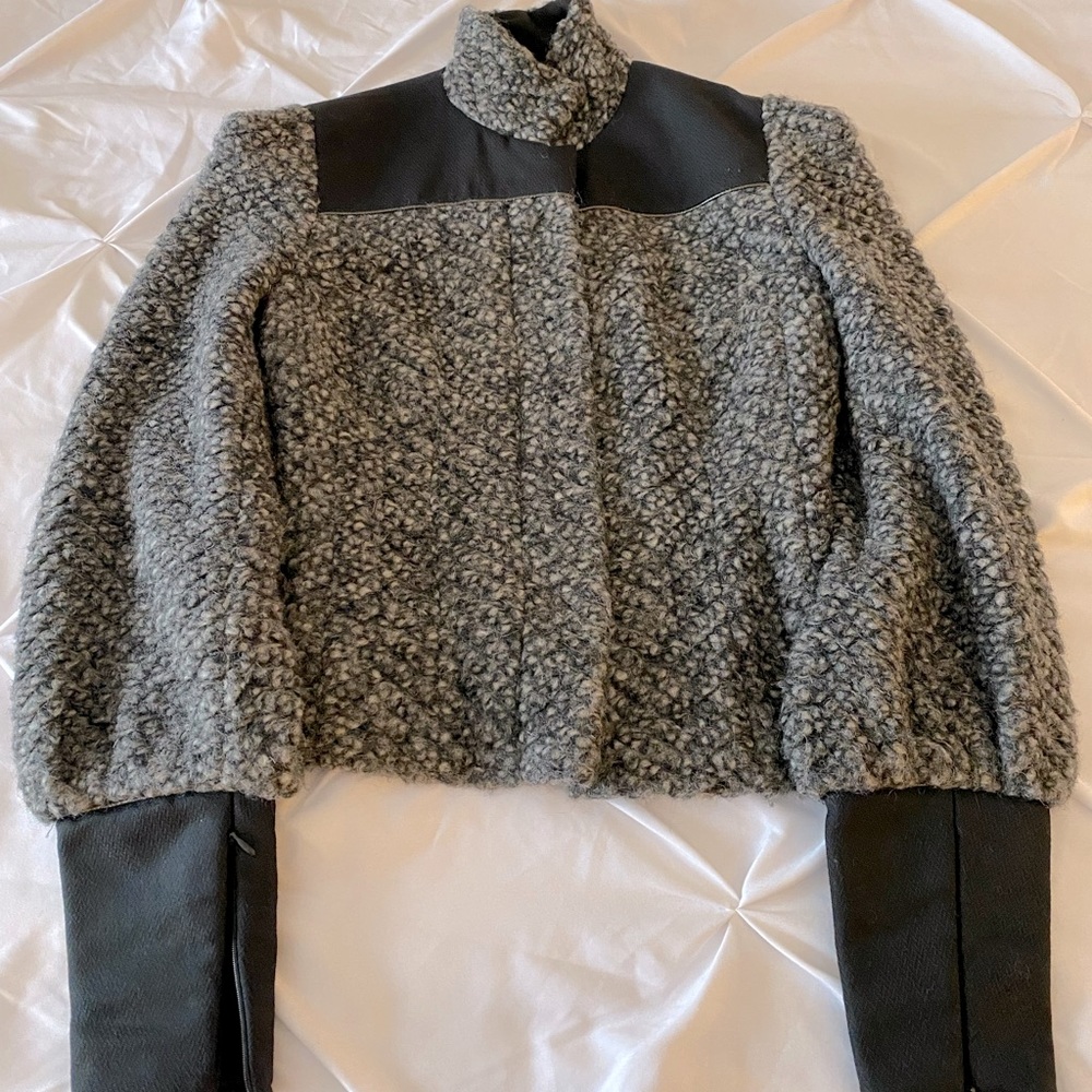Wool Cropped Jacket